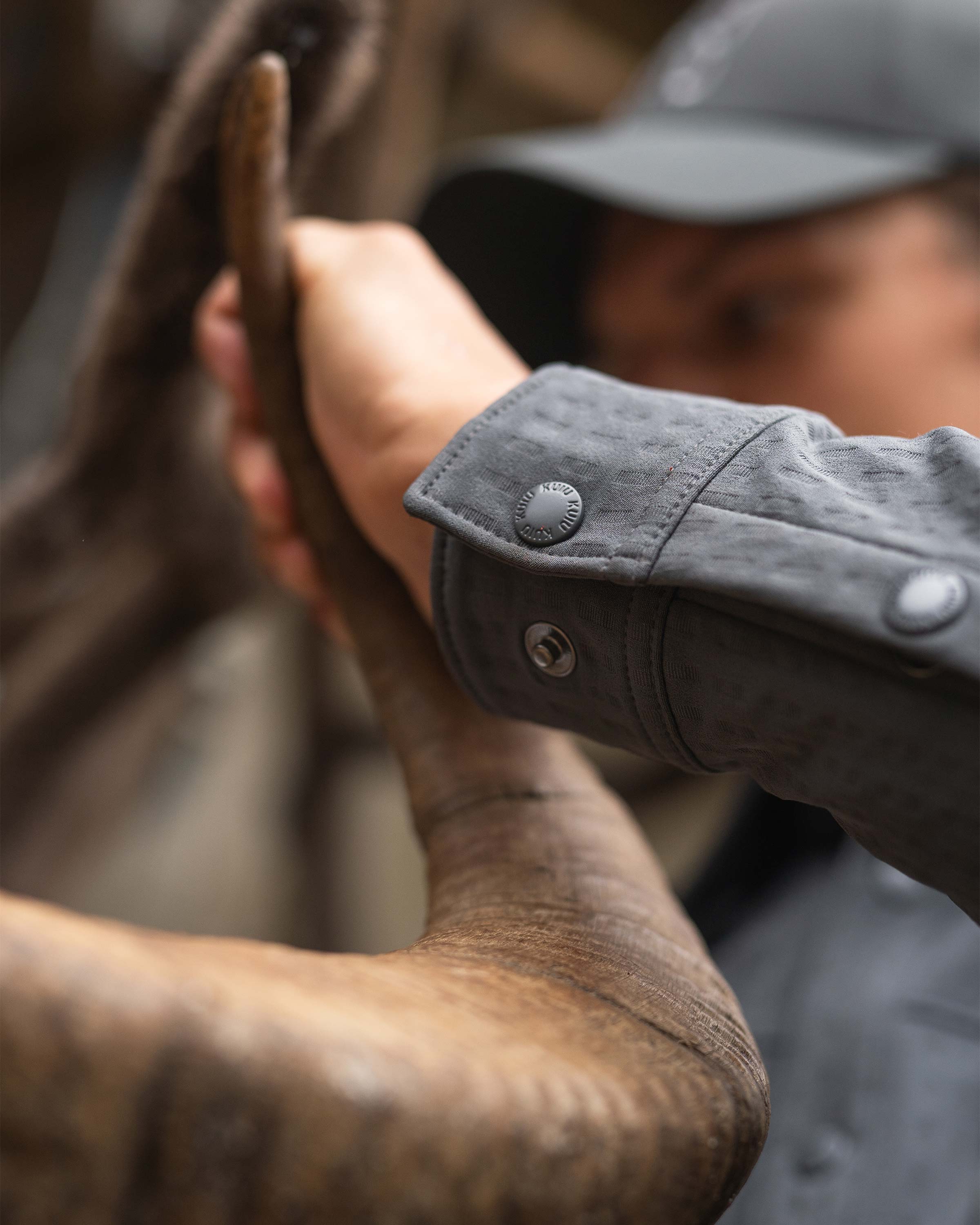 Blockfield Fleece Shirt Jacket | Dark Sage - Image 8