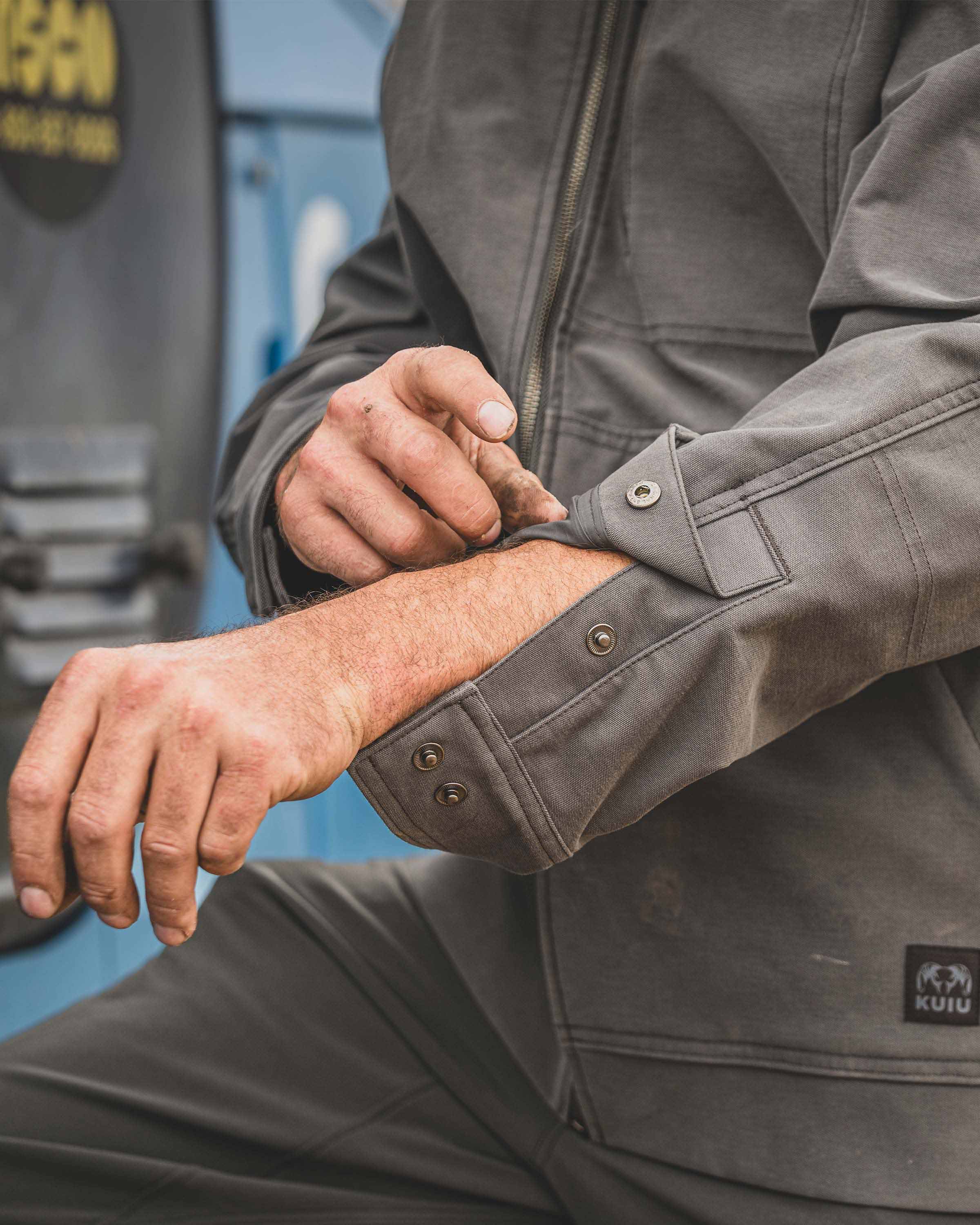 Brawley Hooded Fleece Jacket | Gunmetal - Image 10
