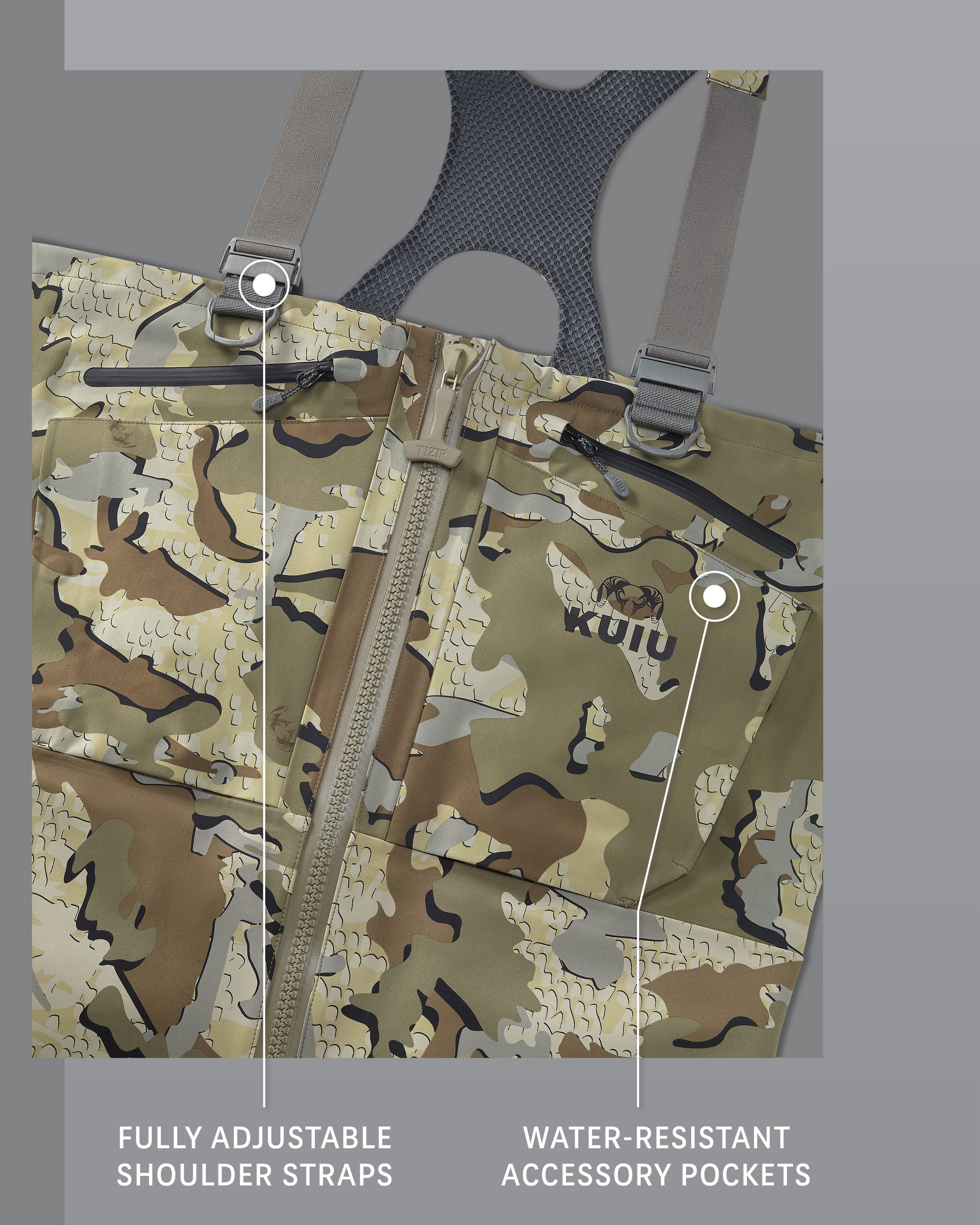 KUIU PRO HD Flex Zip Wader | Valo - Image 3