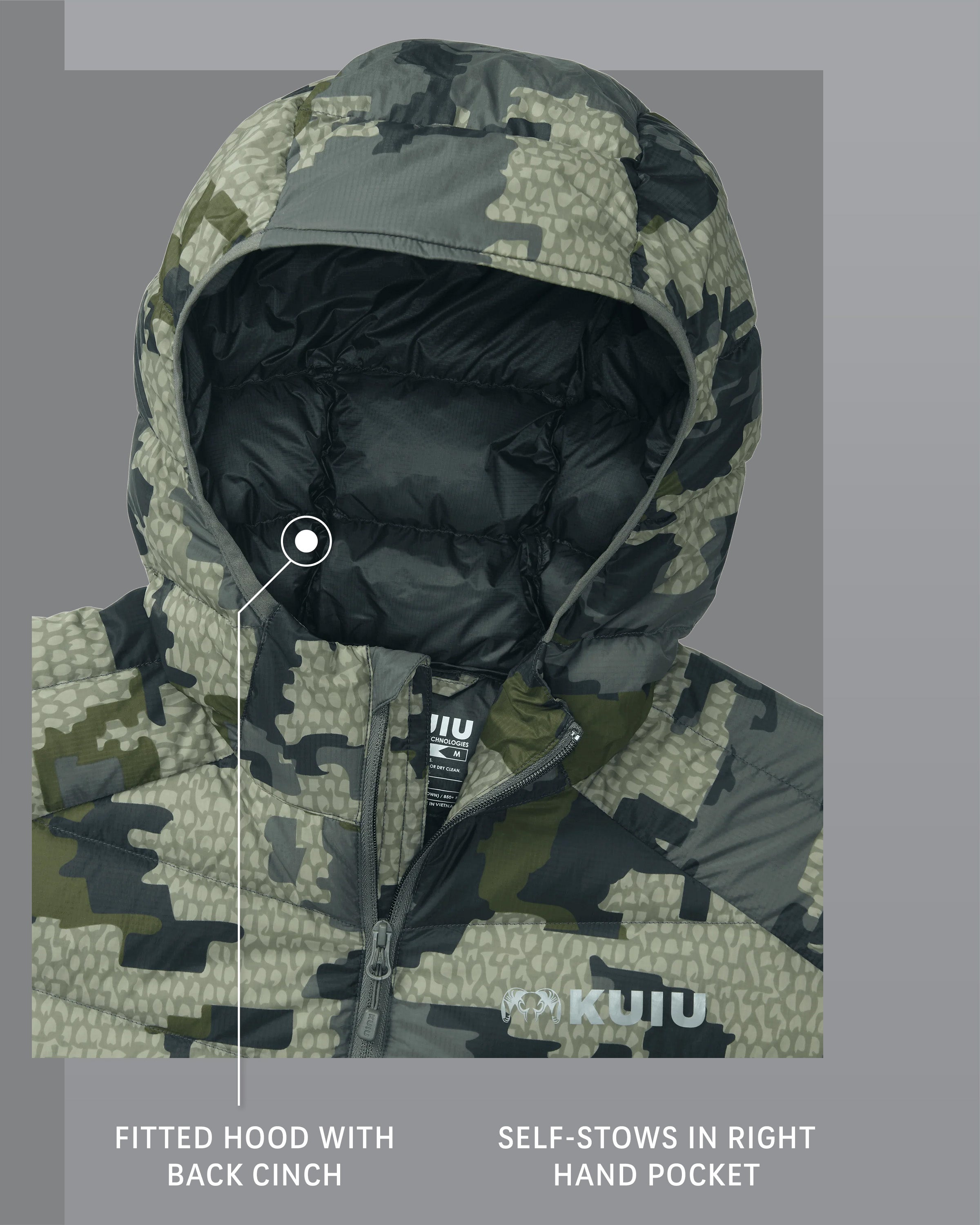 Super Down LT Hooded Jacket | Verde - Image 3